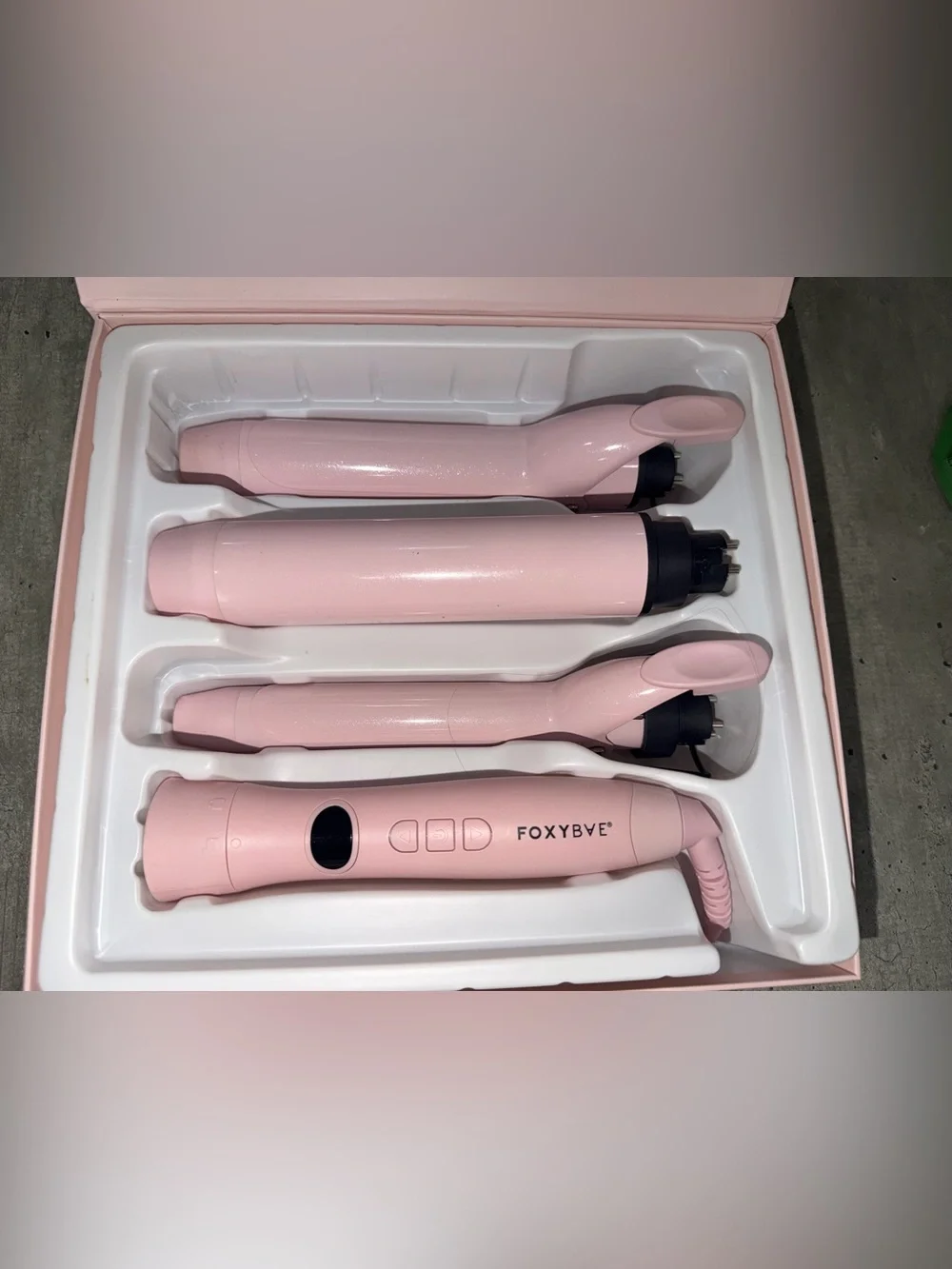 FoxyBae Bounce Bae 3-in-1 Ceramic Curler - Pink